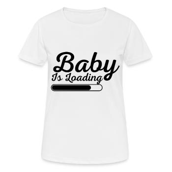 Bébé - T-shirt respirant Femme - blanc - Devant - AI Model Female 172 dark (172cm)