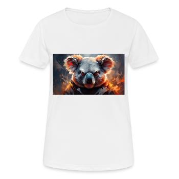 Animaux mignons - Koala - T-shirt respirant Femme - blanc - Devant - AI Model Female 172 dark (172cm)