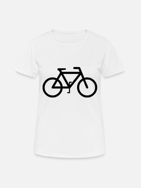 bicyle - Women's Breathable T-Shirt - white