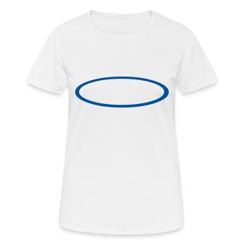 Plan Ellipse - T-shirt respirant Femme - blanc - Devant - AI Model Female 172 dark (172cm)