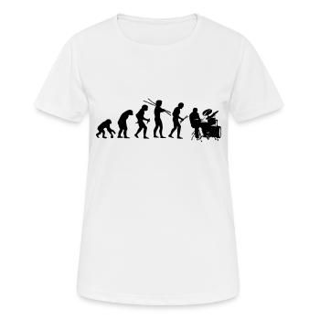 Développement évolutif - T-shirt respirant Femme - blanc - Devant - AI Model Female 172 dark (172cm)