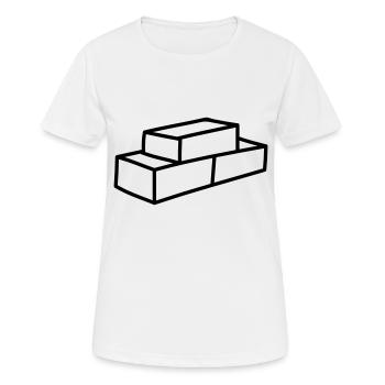 Brick - Women's Breathable T-Shirt - white - Front - AI Model Female 172 dark (172cm)