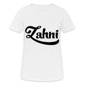 Zahn - Frauen T-Shirt atmungsaktiv - Weiß - Vorne - AI Model Female 172 dark (172cm)