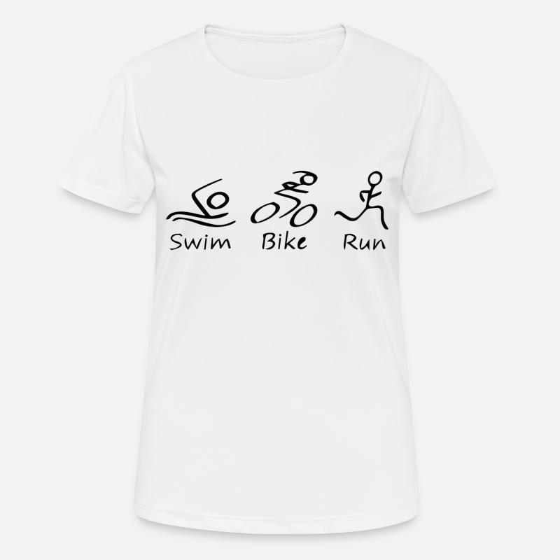 Triathlon - Women's Breathable T-Shirt - white