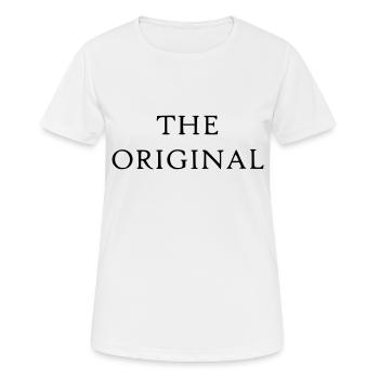 Statement saying The Original - Women's Breathable T-Shirt - white - Front - AI Model Female 172 dark (172cm)