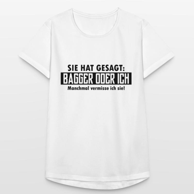bagger oder ich Frauen T-Shirt atmungsaktiv
