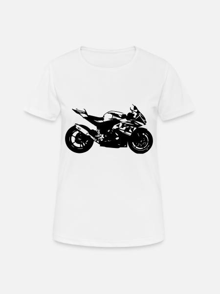 motorbike - Women's Breathable T-Shirt - white