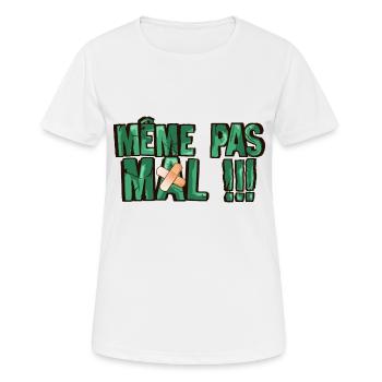 even quite a phrase dressing - Women's Breathable T-Shirt - white - Front - AI Model Female 172 dark (172cm)