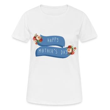 Happy Mother's Day - Women's Breathable T-Shirt - white - Front - AI Model Female 172 dark (172cm)