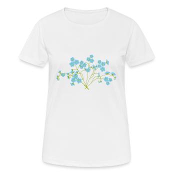 Forget Me Not - Women's Breathable T-Shirt - white - Front - AI Model Female 172 dark (172cm)