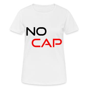 PAS DE CAP - T-shirt respirant Femme - blanc - Devant - AI Model Female 172 dark (172cm)