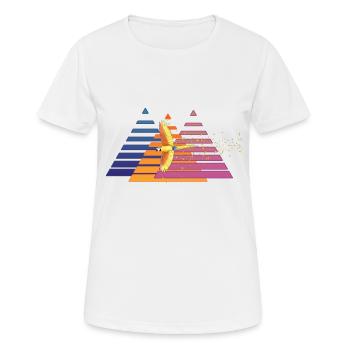 Parrot theft - Women's Breathable T-Shirt - white - Front - AI Model Female 172 dark (172cm)