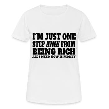 funny sayings funny funny saying gift - Women's Breathable T-Shirt - white - Front - AI Model Female 172 dark (172cm)