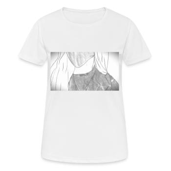 Mask girl - Women's Breathable T-Shirt - white - Front - AI Model Female 172 dark (172cm)