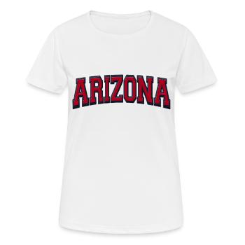 Arizona - T-shirt respirant Femme - blanc - Devant - AI Model Female 172 dark (172cm)