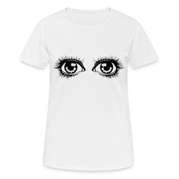 Eye Eyes Ophthalmologist - Women's Breathable T-Shirt - white - Front - AI Model Female 172 dark (172cm)