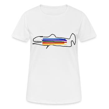 Rainbow Trout Trout Fish - Women's Breathable T-Shirt - white - Front - AI Model Female 172 dark (172cm)