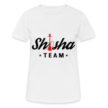 Équipe Shisha 2 - T-shirt respirant Femme - blanc - Devant - AI Model Female 172 dark (172cm)