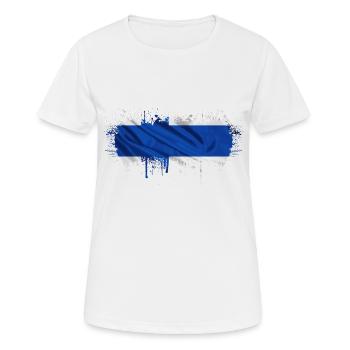 Finlande Suomi helsinki scandinavie viking fine FIN - T-shirt respirant Femme - blanc - Devant - AI Model Female 172 dark (172cm)