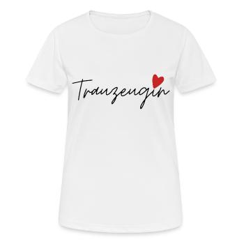 Demoiselle d’honneur - T-shirt respirant Femme - blanc - Devant - AI Model Female 172 dark (172cm)