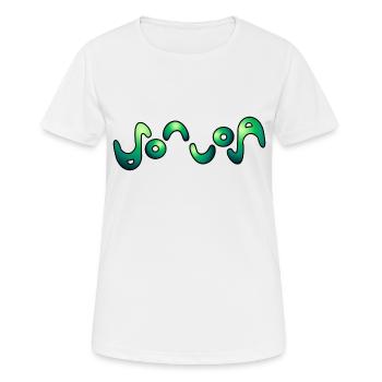Sonja - Frauen T-Shirt atmungsaktiv - Weiß - Vorne - AI Model Female 172 dark (172cm)