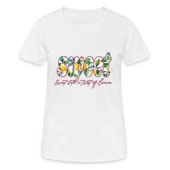 Sweet Lemon - Women's Breathable T-Shirt - white - Front - AI Model Female 172 dark (172cm)