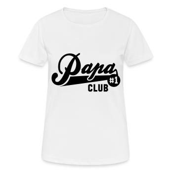 Papa No1 CLUB - Women's Breathable T-Shirt - white - Front - AI Model Female 172 dark (172cm)