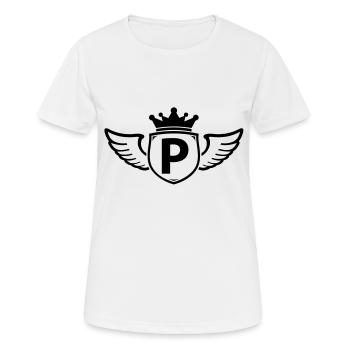 p - Women's Breathable T-Shirt - white - Front - AI Model Female 172 dark (172cm)