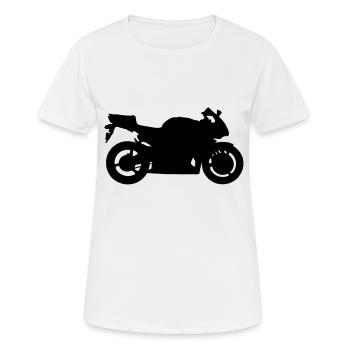 Superbike 2013 - Frauen T-Shirt atmungsaktiv - Weiß - Vorne - AI Model Female 172 dark (172cm)