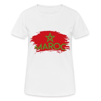 Morocco - Women's Breathable T-Shirt - white - Front - AI Model Female 172 dark (172cm)