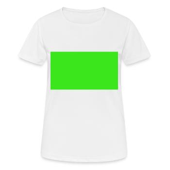 Einfach grünes tshirt - Frauen T-Shirt atmungsaktiv - Weiß - Vorne - AI Model Female 172 dark (172cm)