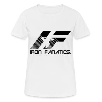 Iron Fanatics - Women's Breathable T-Shirt - white - Front - AI Model Female 172 dark (172cm)