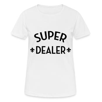 Dealer Droge Dealerin Cannabis Händler Droge - Frauen T-Shirt atmungsaktiv - Weiß - Vorne - AI Model Female 172 dark (172cm)
