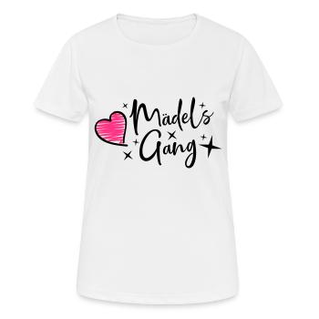 maedels gang heart - Frauen T-Shirt atmungsaktiv - Weiß - Vorne - AI Model Female 172 dark (172cm)