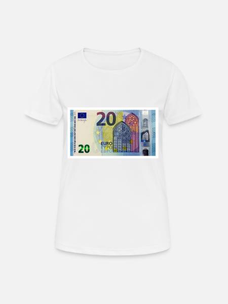20 Euros - Women's Breathable T-Shirt - white