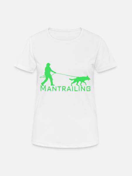 Mantrailing - Women's Breathable T-Shirt - white