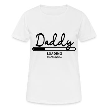 daddy loading - Women's Breathable T-Shirt - white - Front - AI Model Female 172 dark (172cm)