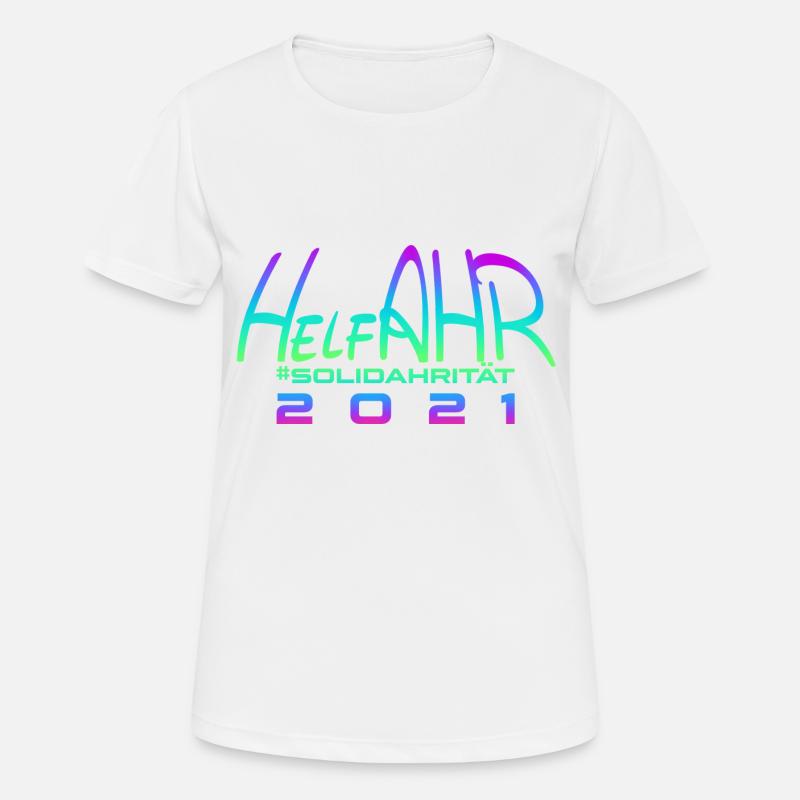 HelfAHR - Women's Breathable T-Shirt - white