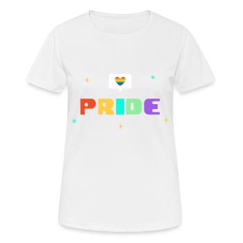 PRIDE Emoji - Women's Breathable T-Shirt - white - Front - AI Model Female 172 dark (172cm)