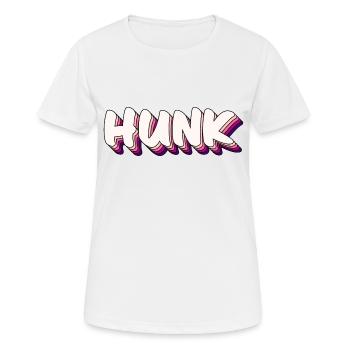 Hunk goodlooking guy - Women's Breathable T-Shirt - white - Front - AI Model Female 172 dark (172cm)