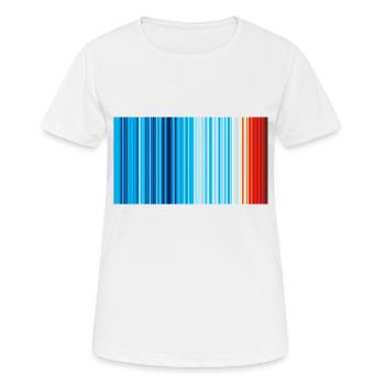 Climat - T-shirt respirant Femme - blanc - Devant - AI Model Female 172 dark (172cm)