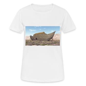 Noah's Ark, Bible, Religion - Women's Breathable T-Shirt - white - Front - AI Model Female 172 dark (172cm)
