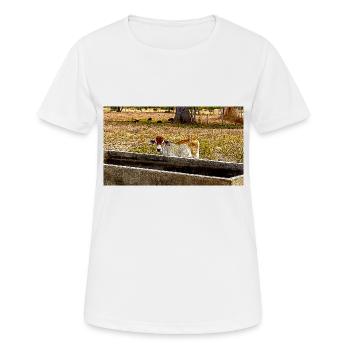 The little calf - Women's Breathable T-Shirt - white - Front - AI Model Female 172 dark (172cm)
