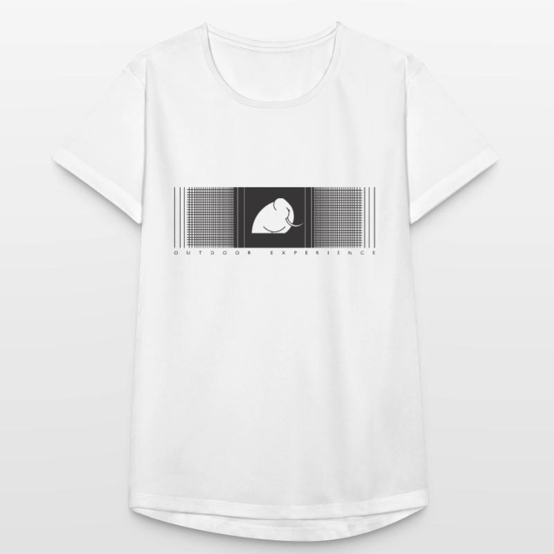 Mamood gradient check pattern Women's Breathable T-Shirt