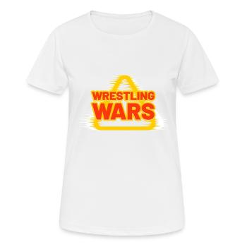 wrestling wars - Frauen T-Shirt atmungsaktiv - Weiß - Vorne - AI Model Female 172 dark (172cm)