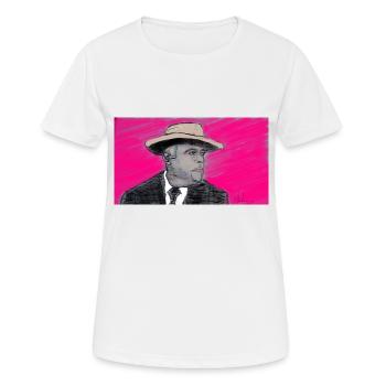 OLD MEN - T-shirt respirant Femme - blanc - Devant - AI Model Female 172 dark (172cm)