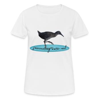 Water Rail - Women's Breathable T-Shirt - white - Front - AI Model Female 172 dark (172cm)