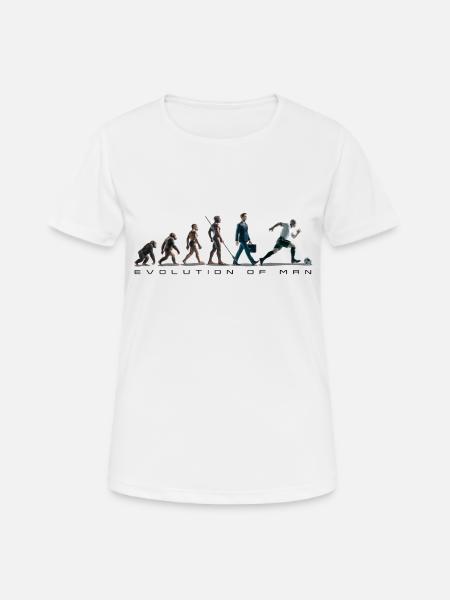 Evolution Football Artboard 1 Copy - Women's Breathable T-Shirt - white
