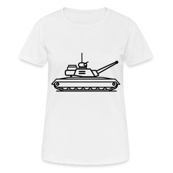 tank - T-shirt respirant Femme - blanc - Devant - AI Model Female 172 dark (172cm)