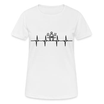 Sauna Wellness Spa - Women's Breathable T-Shirt - white - Front - AI Model Female 172 dark (172cm)